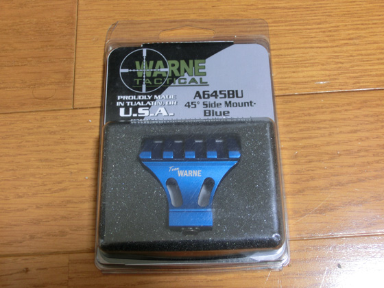 WARNE 45°Side Mount Blue