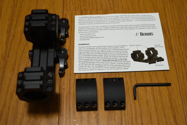 BURRIS AR-P.E.P.R. QDMount 1inch