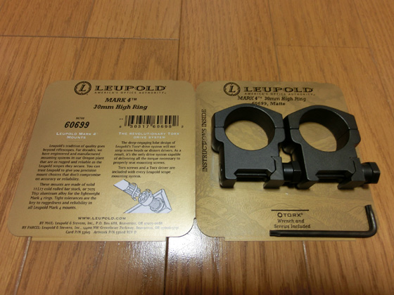 LEUPOLD Mark4 30mm Ring High