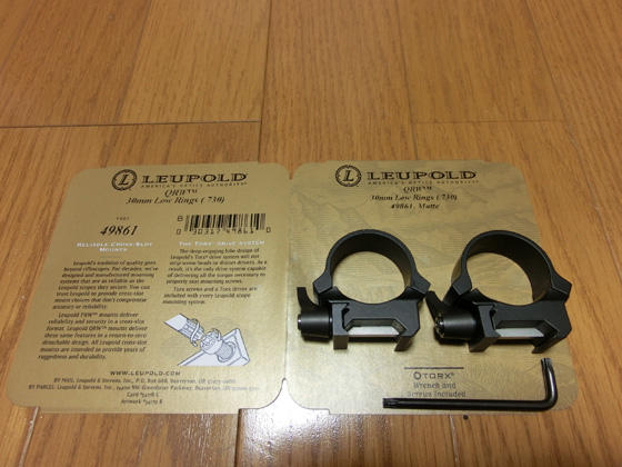 LEUPOLD QRW 30mm Ring Low